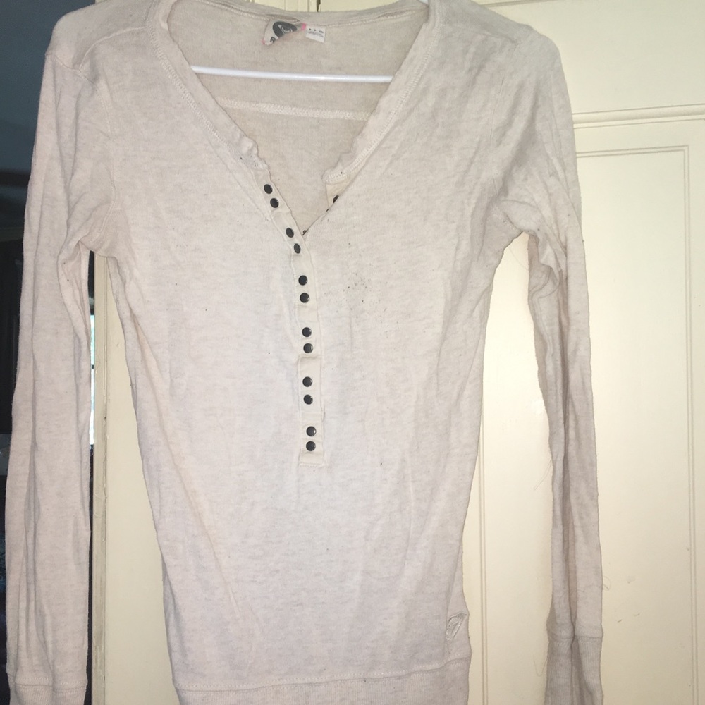 1/4 Button Down Long Sleeve